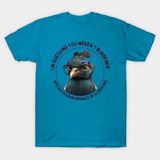 Peacock: I'm guessing you weren't burdened with an overabundance of schooling T-Shirt